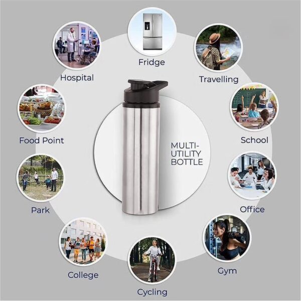 STEEL 900ML WATER BOTTLE