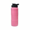 PLASTIC 1000ML PINK WATER BOTTLE