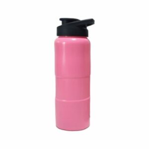 PLASTIC 1000ML PINK WATER BOTTLE
