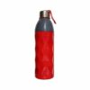 PLASTIC 1000ML RED WATER BOTTLE