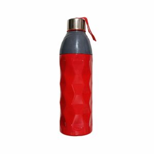 PLASTIC 1000ML RED WATER BOTTLE